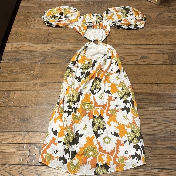 Faithfull the Brand Trinita Cutout Floral Maxi Dress - Picture 6 of 6